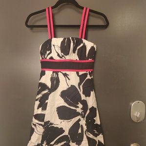 Black and white summer dress